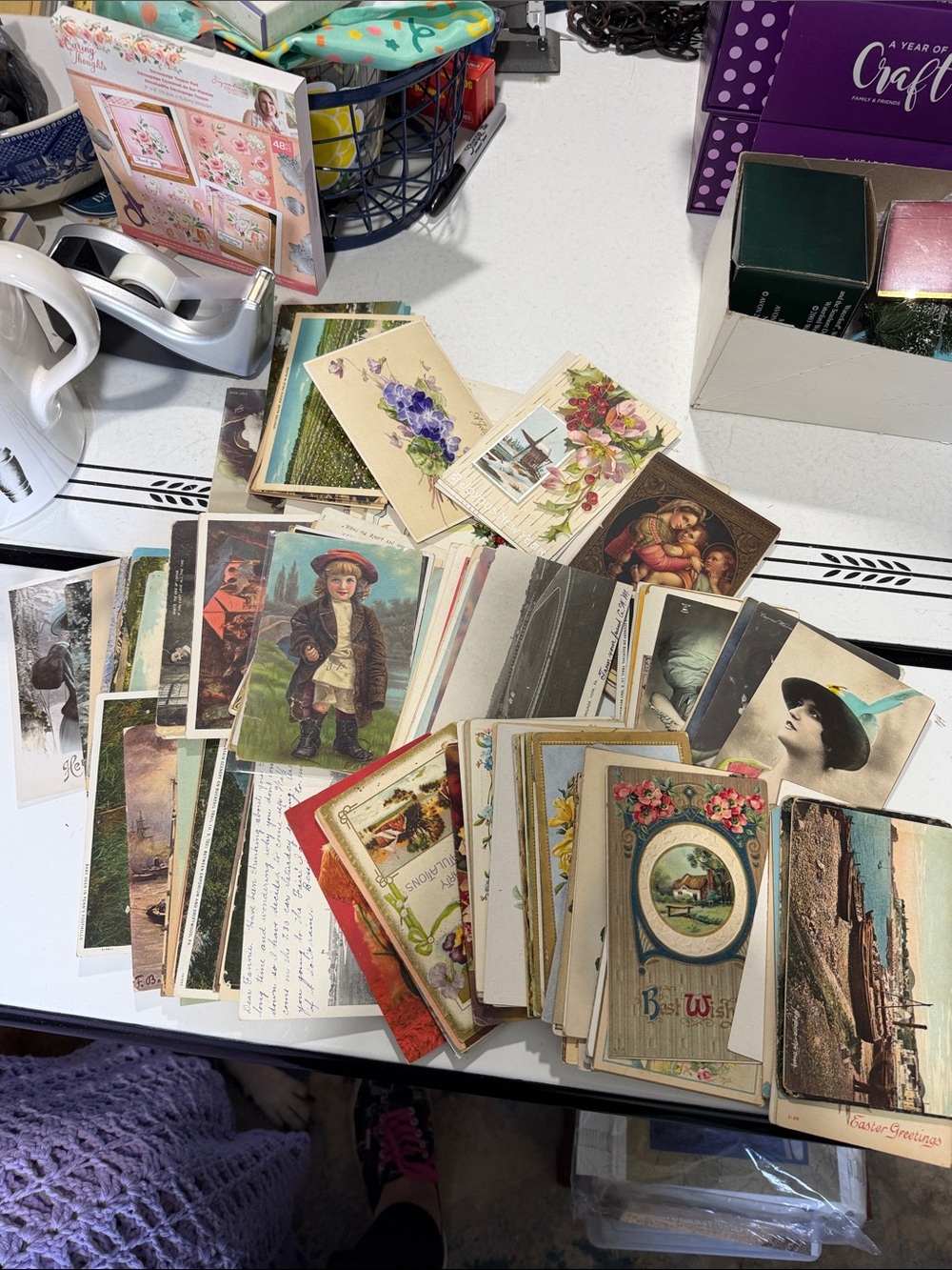 Large lot of Vintage Assorted Postcards